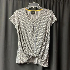 Anthropologie W5 Blue‎ Knotted Top S